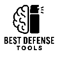 Best Defense Tools Logo Transparent Black and White