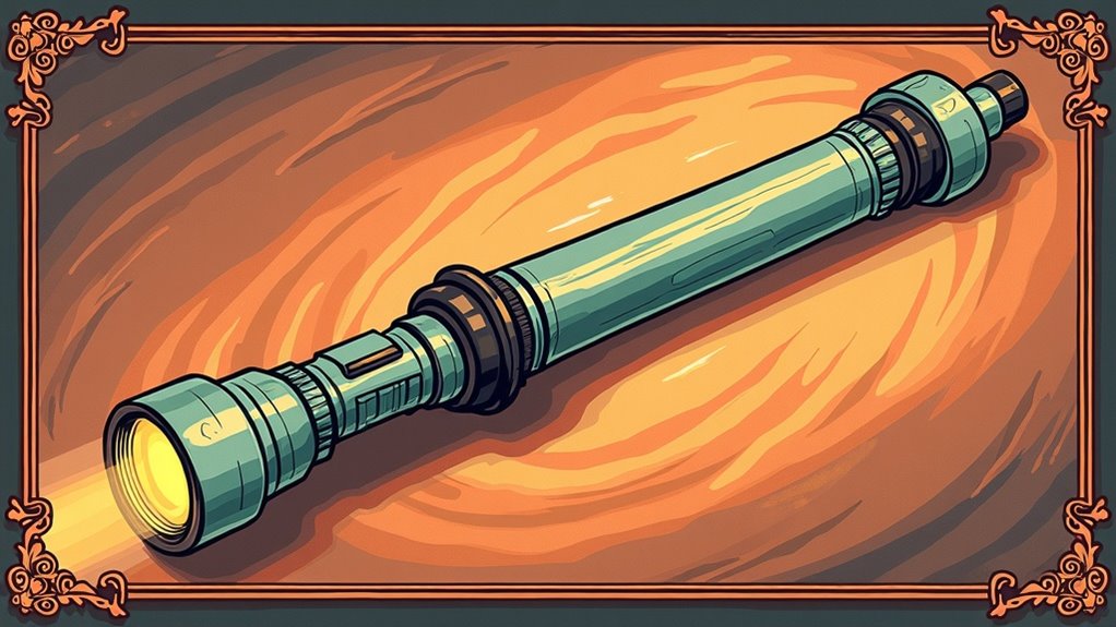 extendable stun baton flashlight
