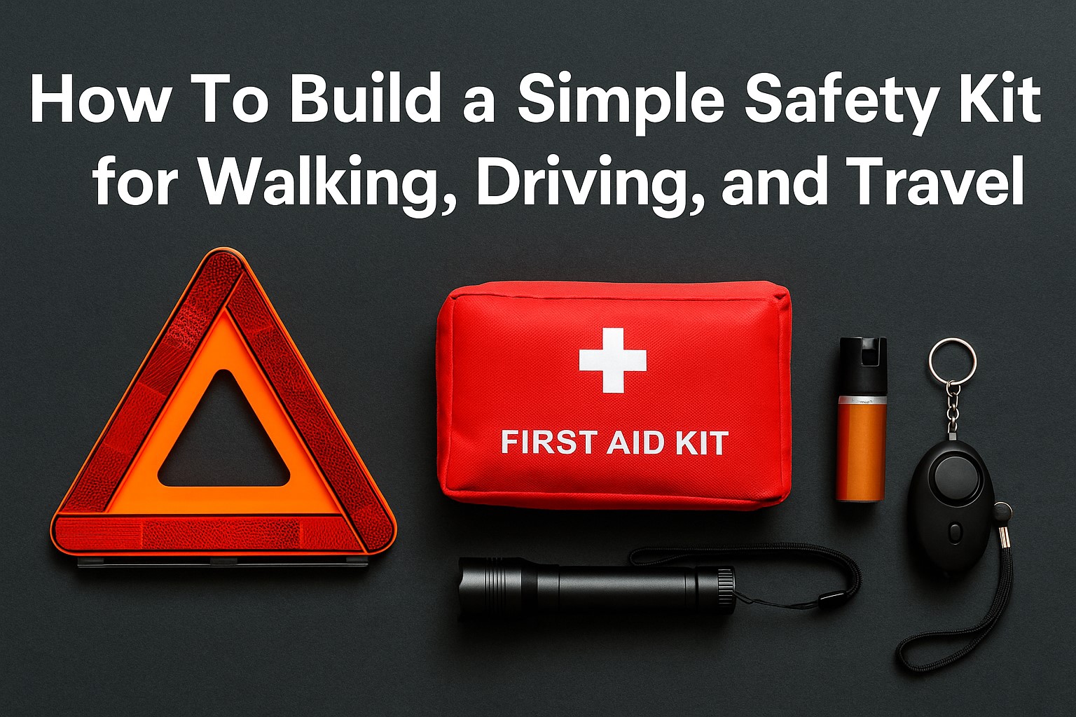Sadety Simples Simple Safety Kit for Walking, Driving & Travel